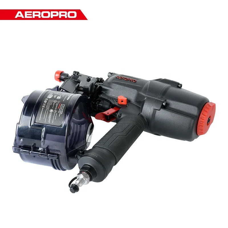 AEROPRO CN65RA 2-1/2IN Air Coil Siding Nail Gun High Industrial Quality Pneumatic Nailer Adjustment for Furniture & Pallet