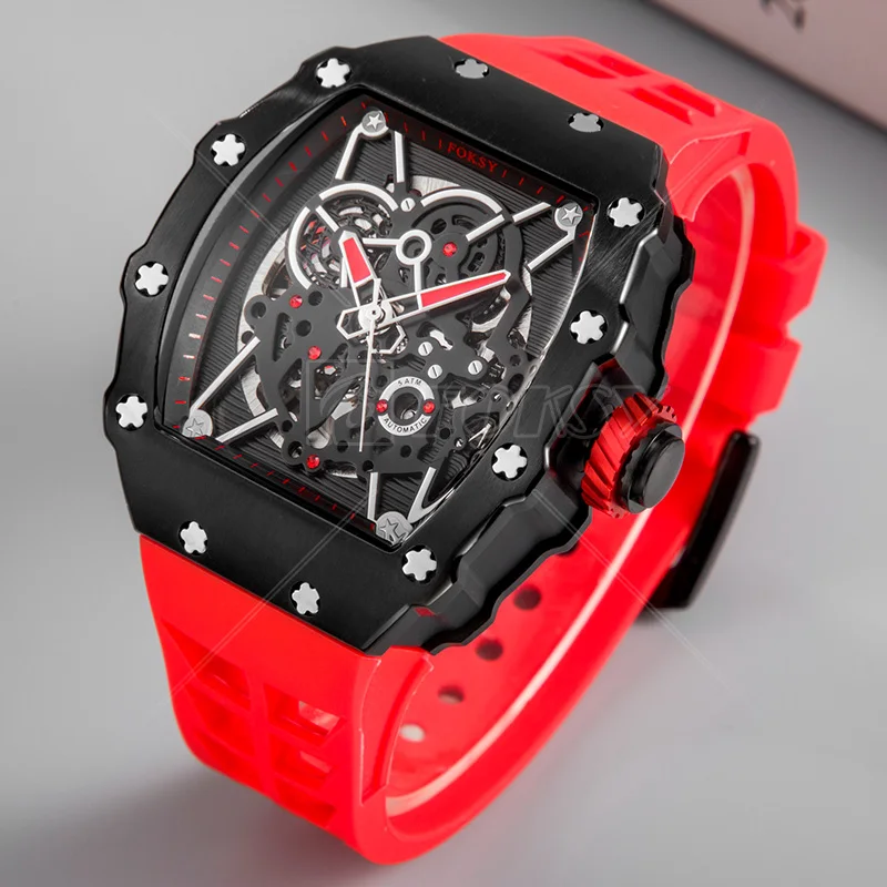 Custom Brand Mekanik Kol Otomatik Erkek Saat Wrist Luxury Man Watch