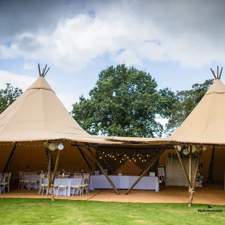 outdoor heavy duty huge canvas luxury indian pyramid giant tipi festival teepee event marquee big wedding tent for outdoor party
