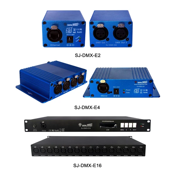 Factory Price DMX Over LED Dimmer Ethernet Artnet LED Controller Node