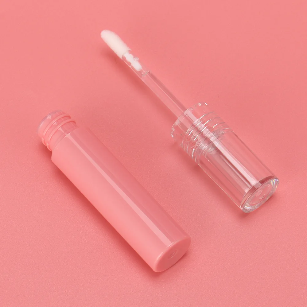 Custom 5ml Lip Gloss Tube Recyclable Empty Lip Gloss Container Lipstick Cosmetic Packaging Custom Color Screen Printing 8ml