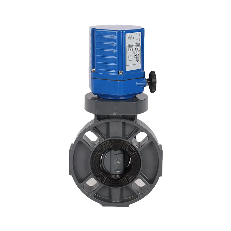 24V DC Low Torque Quarter Turn Electric Motorized  Butterfly Valve Actuator Price