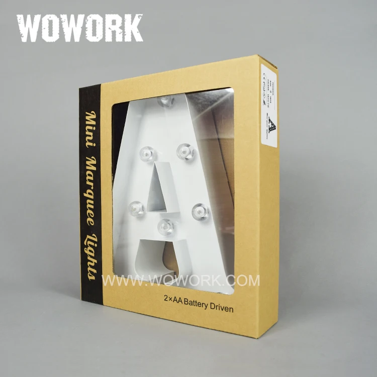  WOWORK окно для дома магазина Вегаса шатер светящиеся буквы освещение использования в помещении и на