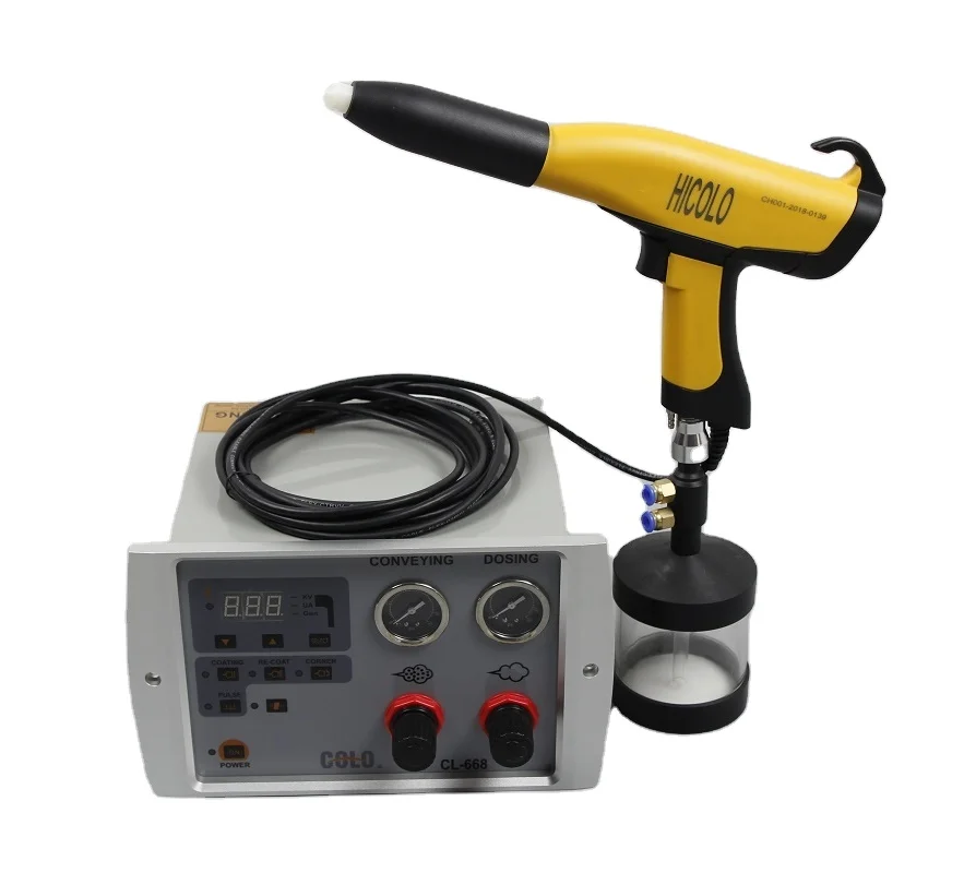 Пистолет-распылитель краски с порошковым покрытием