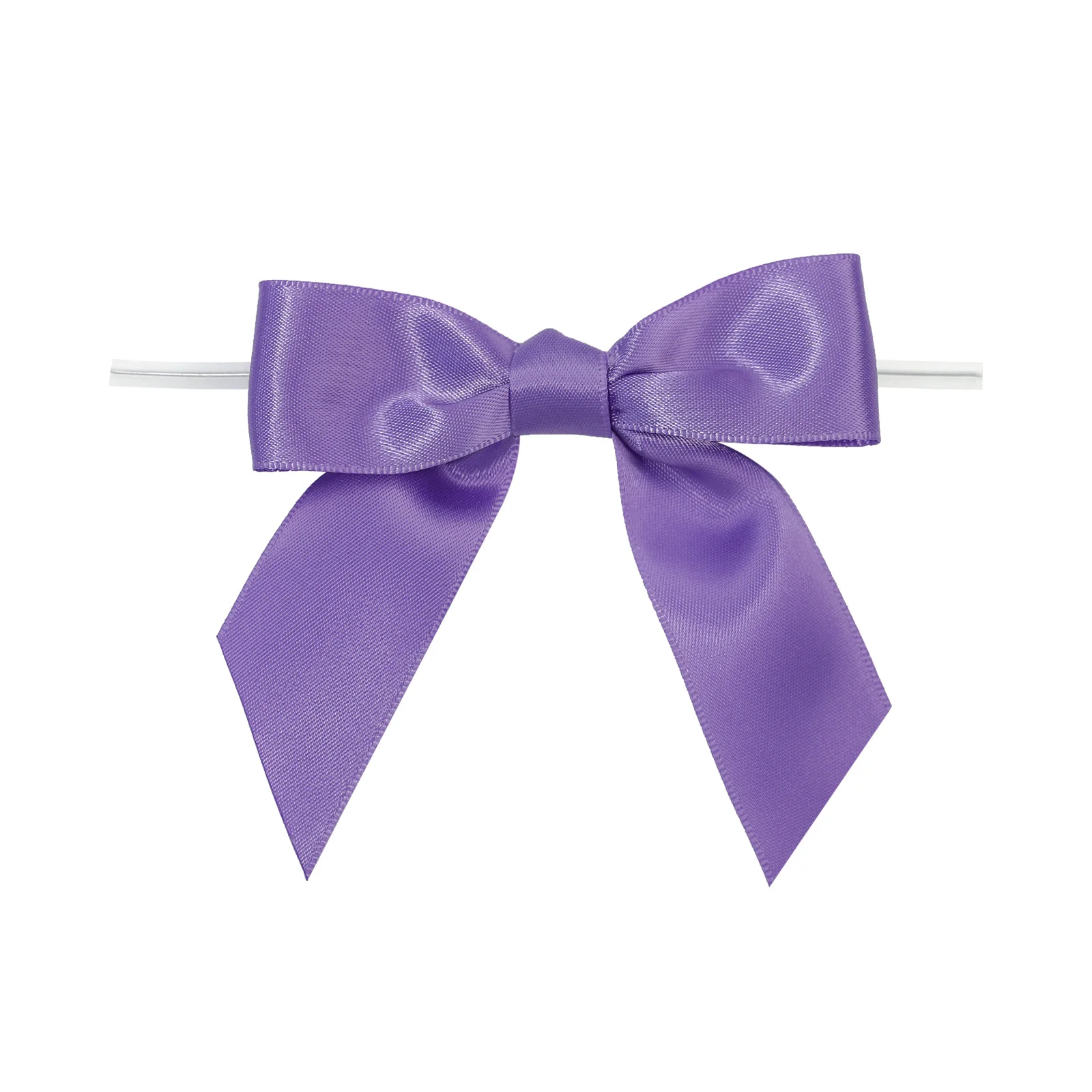 Purple  Satin Ribbon Bow Metallic Glitter Polyester Grosgrain Gift Wrap Ribbon Daily Wedding Decorations Black Ribbon Available