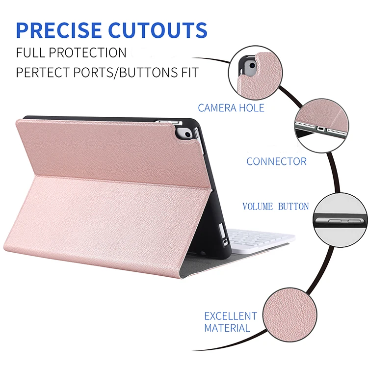 For iPad 8th Generation Keyboard Case 2020 10.2 Inch 7th Generation Air 3 Pro 10.5 Compatible With 7 Color Backlit