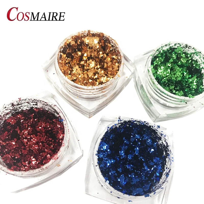 Wholesale Platinum Fireworks Foil Aluminum Flakes Powder Mirror Effect Nai Pigment