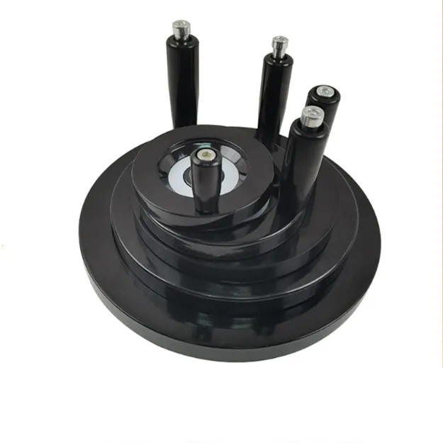 Factory outlet Solid Handwheel Bakelite Back corrugated handwheel Revolving Handle Lathe Machine Control Handwheels