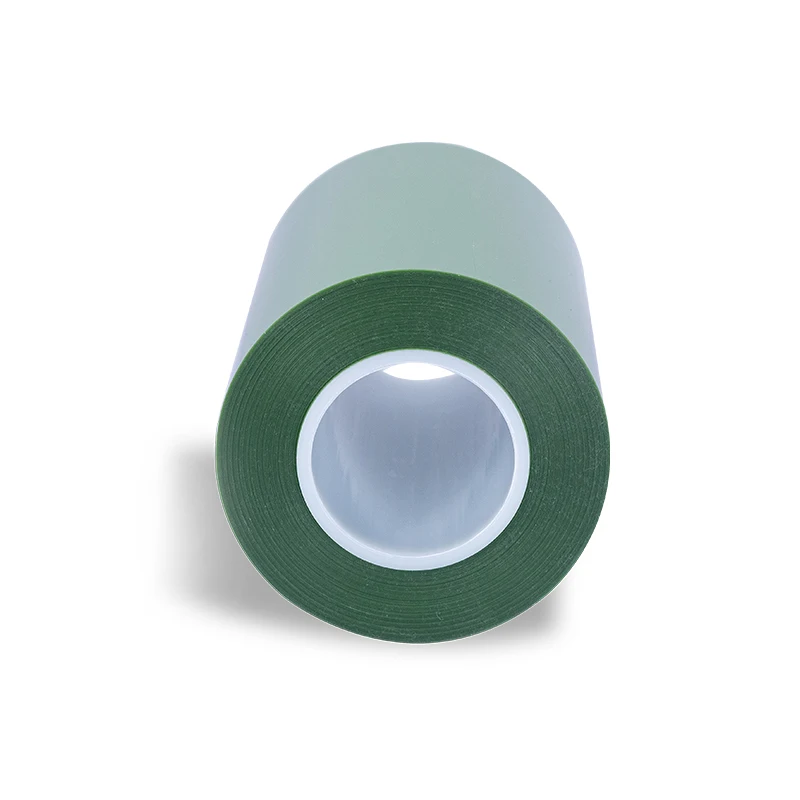 PET high temperature tape Green circuit board electroplating paint acid and alkali resistant single side silicone tape