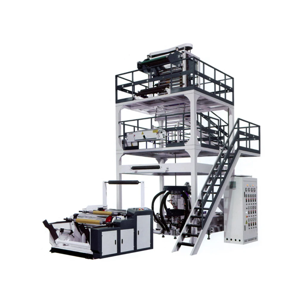 3 Layers ABA Film Blowing Machine . Three Layer Film Blowing Machine ,ABA Film Blowing Machine