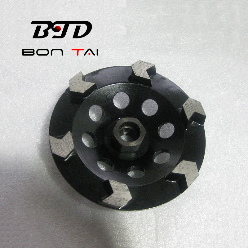 5 Inch Very Aggressive Arrow Segments Concrete Diamond Tools Diamond Cup Grinding Wheel