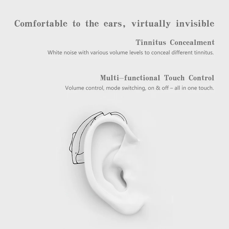 2021 Hot Sale Hearing Aid For adult Wholesale Hearing Aids Rechargeable Hearing Aid With Charging Box