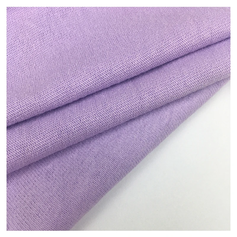 1545# Factory direct selling cheap 100 pure cotton linen knitted fabric for long sleeve t-shirts