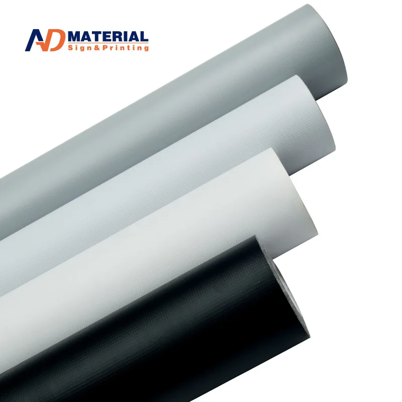 240gsm-680gsm glossy matte anti-rain Solvent Cold Hot Laminated  advertising PVC flex banner rolls  lona for Commercial Ads
