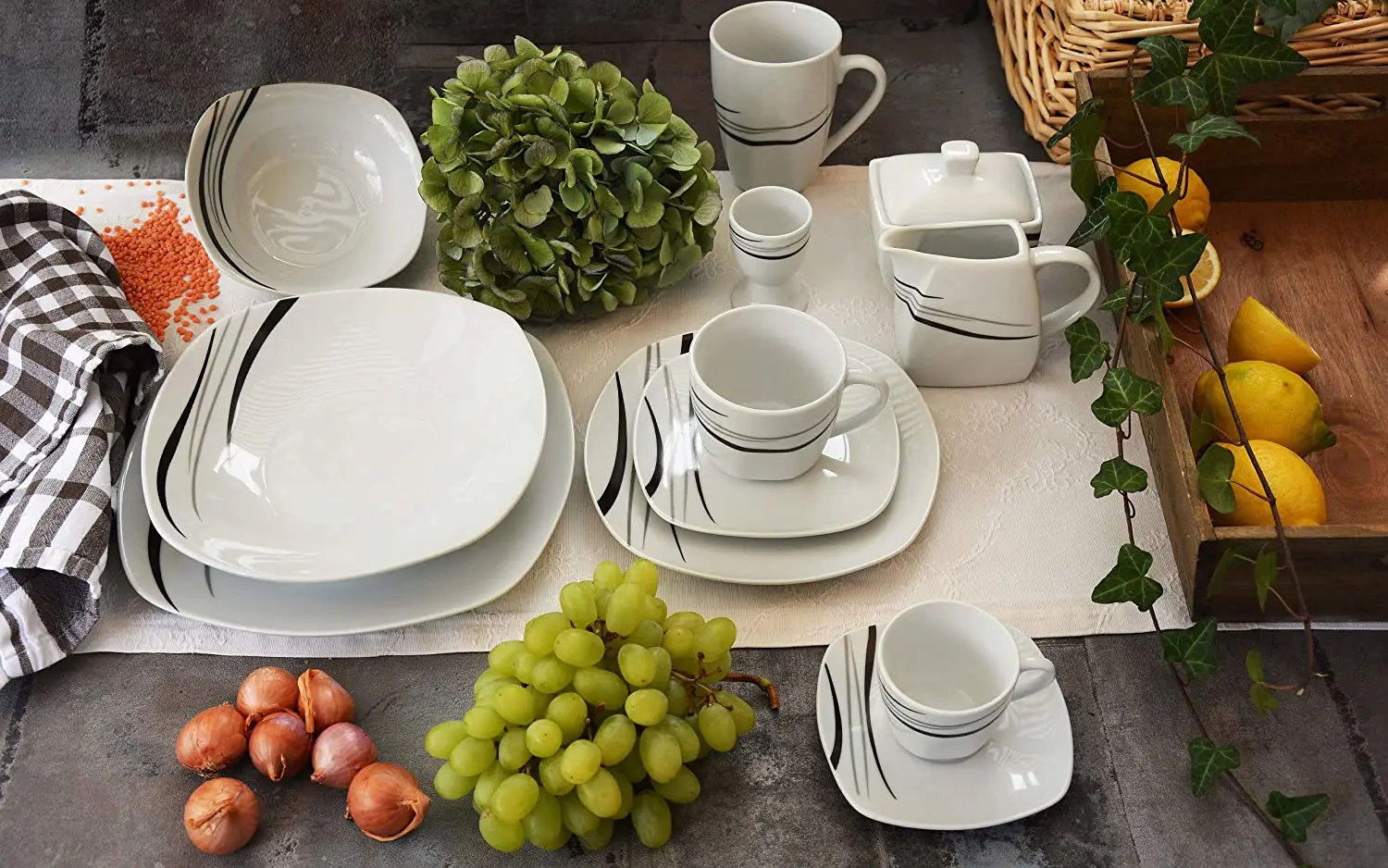 30pcs Porcelain dinnerware sets /ceramic dinner set/tableware set  Set for 6