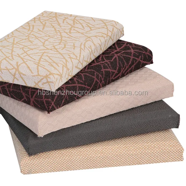 hot sale composite fiber wool fire retardant wall acoustic panels soundproofing wall sound proof acoustic foam panels