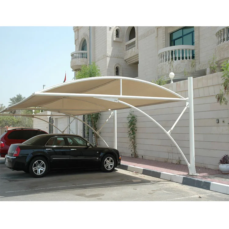 Durable Chinese manufacturer anti-uv pc/pvc sheet roof steel car port