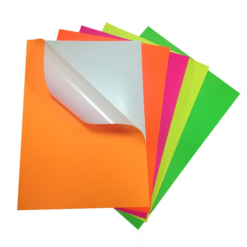 High Quality Custom Size Self Adhesive Fluorescent Vinyl Film