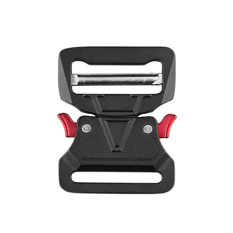 39mm custom logo metal outdoor 1.53 inch tactical buckle zinc alloy webbing luggage high-end casual buckle