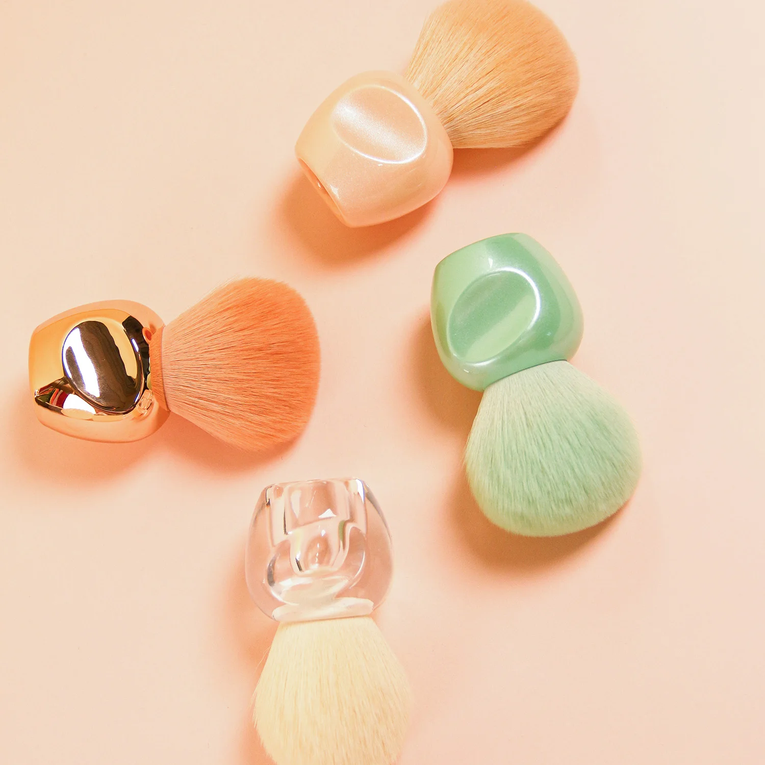 Stippling Makeup Cream Powder Brush  Face Blending Kabuki Foundation Blush Makeup Brush for Mineral