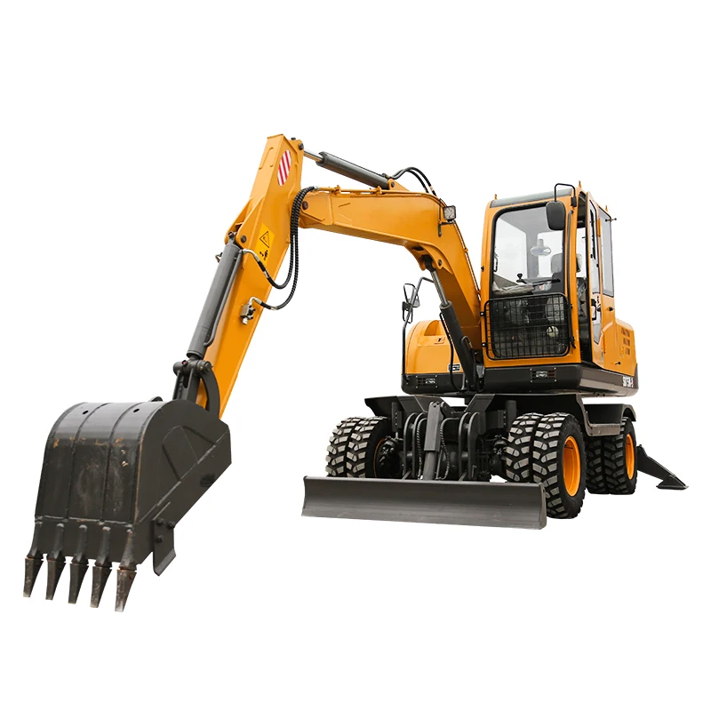 Earth moving machinery XG75 wheel excavator 6 ton 7 ton 8 ton 9 ton 13.5 ton 15 ton Wheel Crawler Excavators