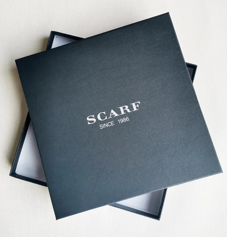 Scarf Silk Gift High-grade Packaging Sky and Earth Cover Square Carton Spot Manufacturers Wholesale Custom logo