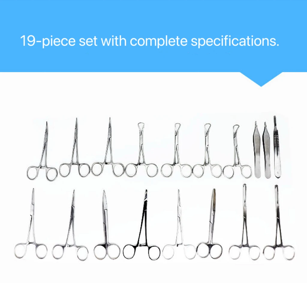 Veterinary Surgery Soft Tissue Instrument Set for Animal Hospital