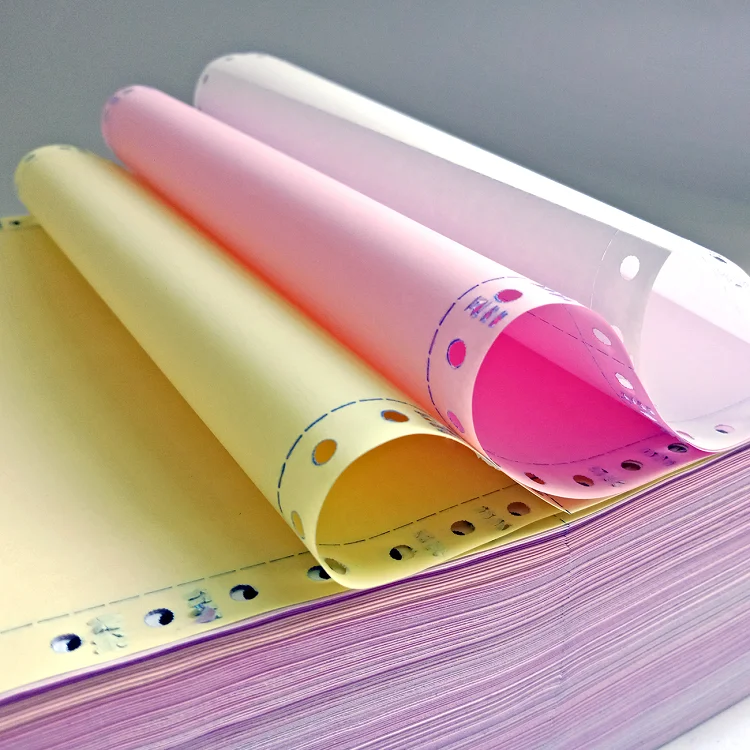 Qiang Qiang paper custom Carbonless paper bank continuous computer printing paper for office