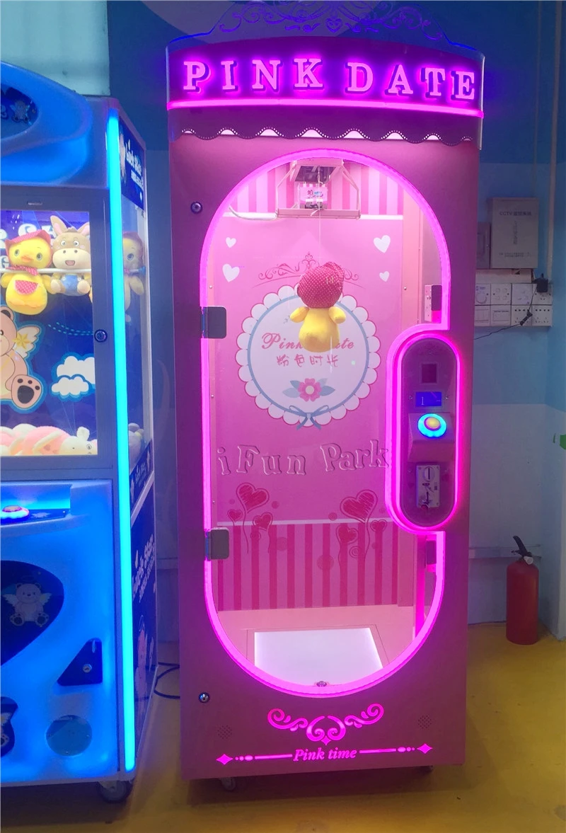 Новый тренд розовая Дата, призовая машина, большой приз, игровой автомат с краном, кукла, подарок, игра, семейный развлекательный центр
