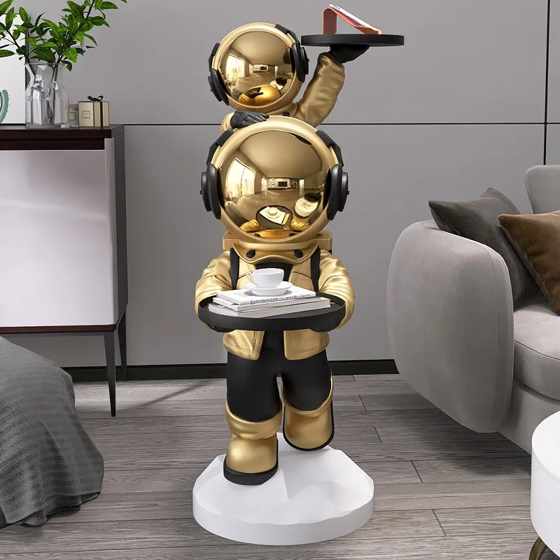 New Astronaut Large Landing Ornaments Home Accessories Living Room Tv Cabinet Next To The Tray Astronaut Housemoving Gifts
