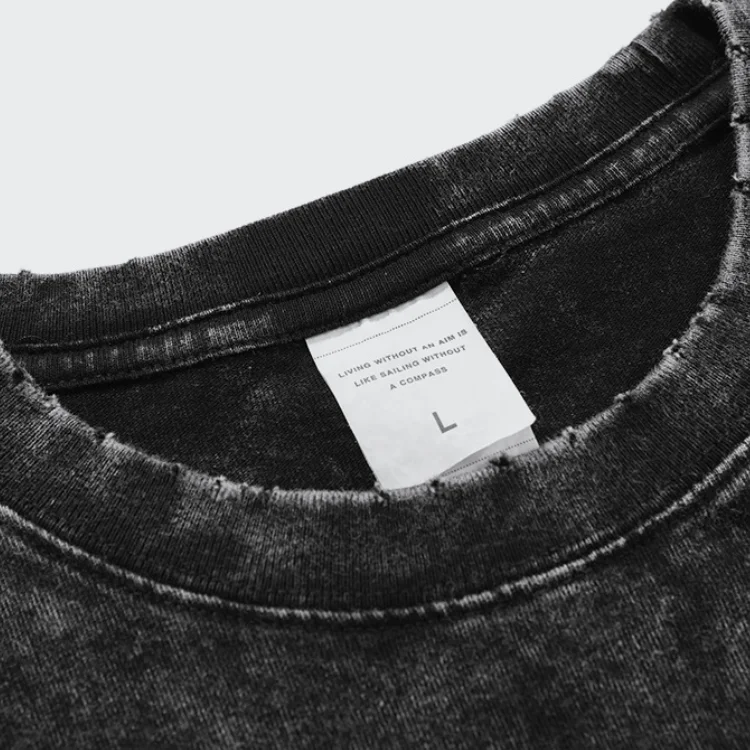 Wholesale High Quality Mens Acid Wash T shirt streetwear oversized hip hop 100% cotton tshirts custom graphic vintage t shirts