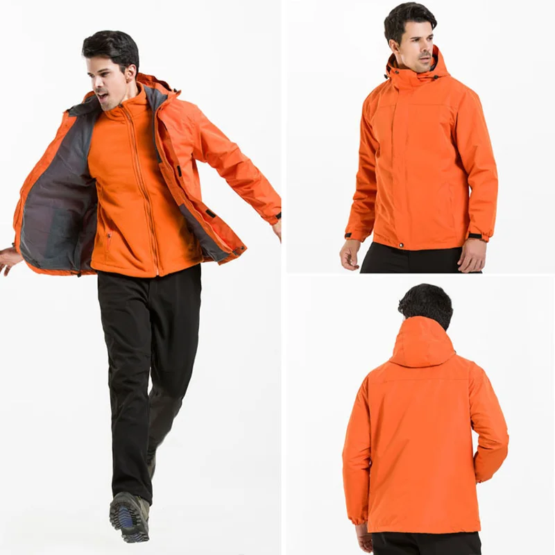
Daily Outdoor Adventure Three in One Men Snow Jacket Homme Sport Jacket 