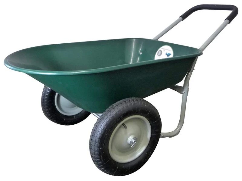 WHEEL BARROW WITH two pneumatic wheel with plastic tray