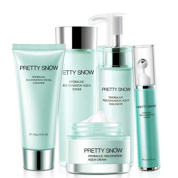 Retinol private label organic pure natural women facial moisturizing whitening skin care set