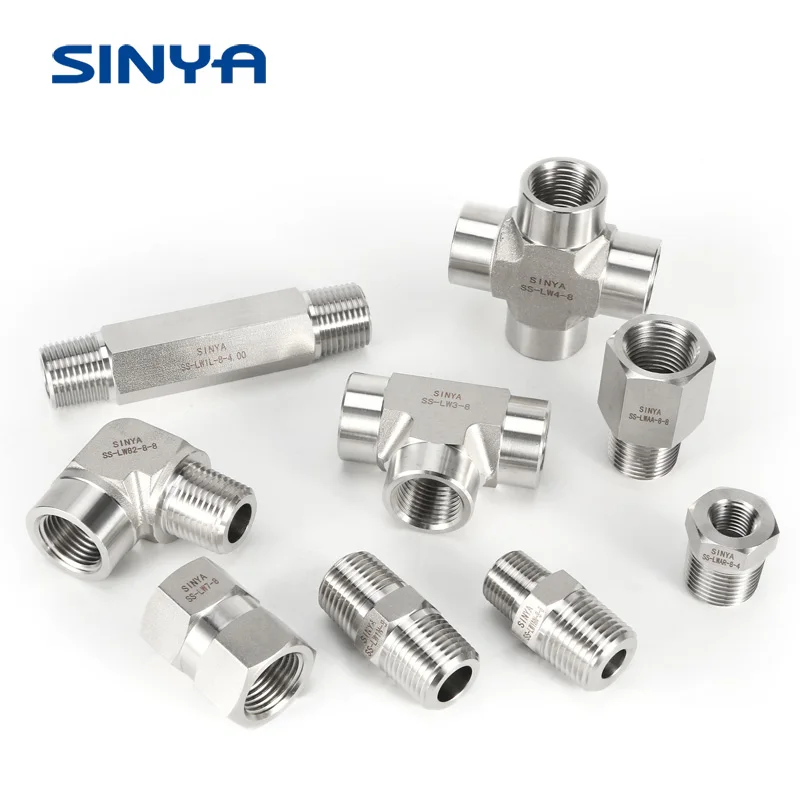 Hex Reducing Nipple Swagelok Type CF8M (316) Stainless Steel S.S. 1 Inch1-1/4in R(T) Male High Pressure Hex reducing