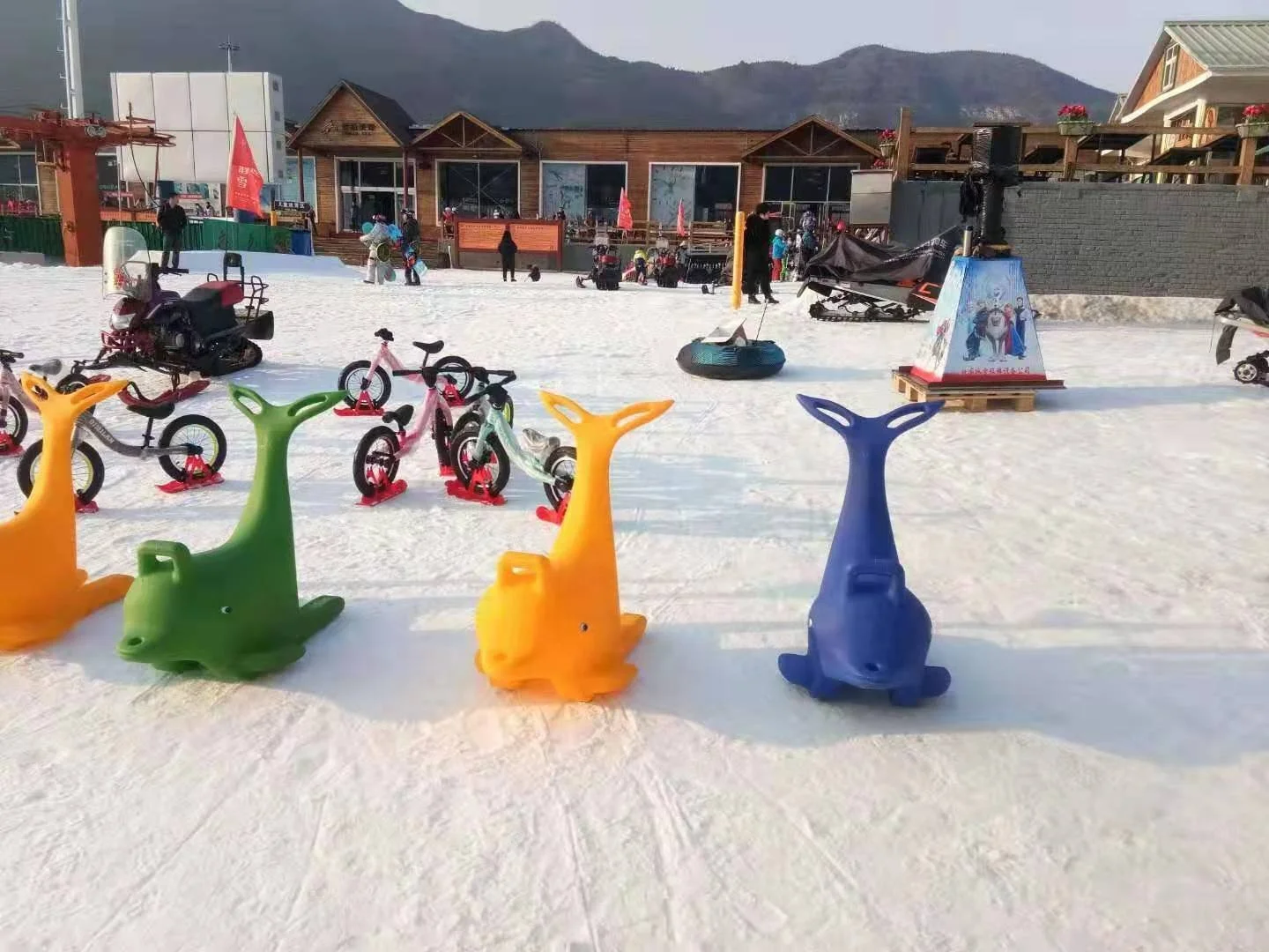 Dolphin Penguin skating assistant training ice rink equipment ice rink skating aid skate helper