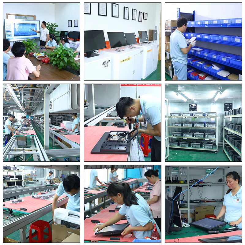 Large LCD Screen Gaming Designing Video Editing Desktop Computer Pc All In One Full Customized Factory Price Electric Device