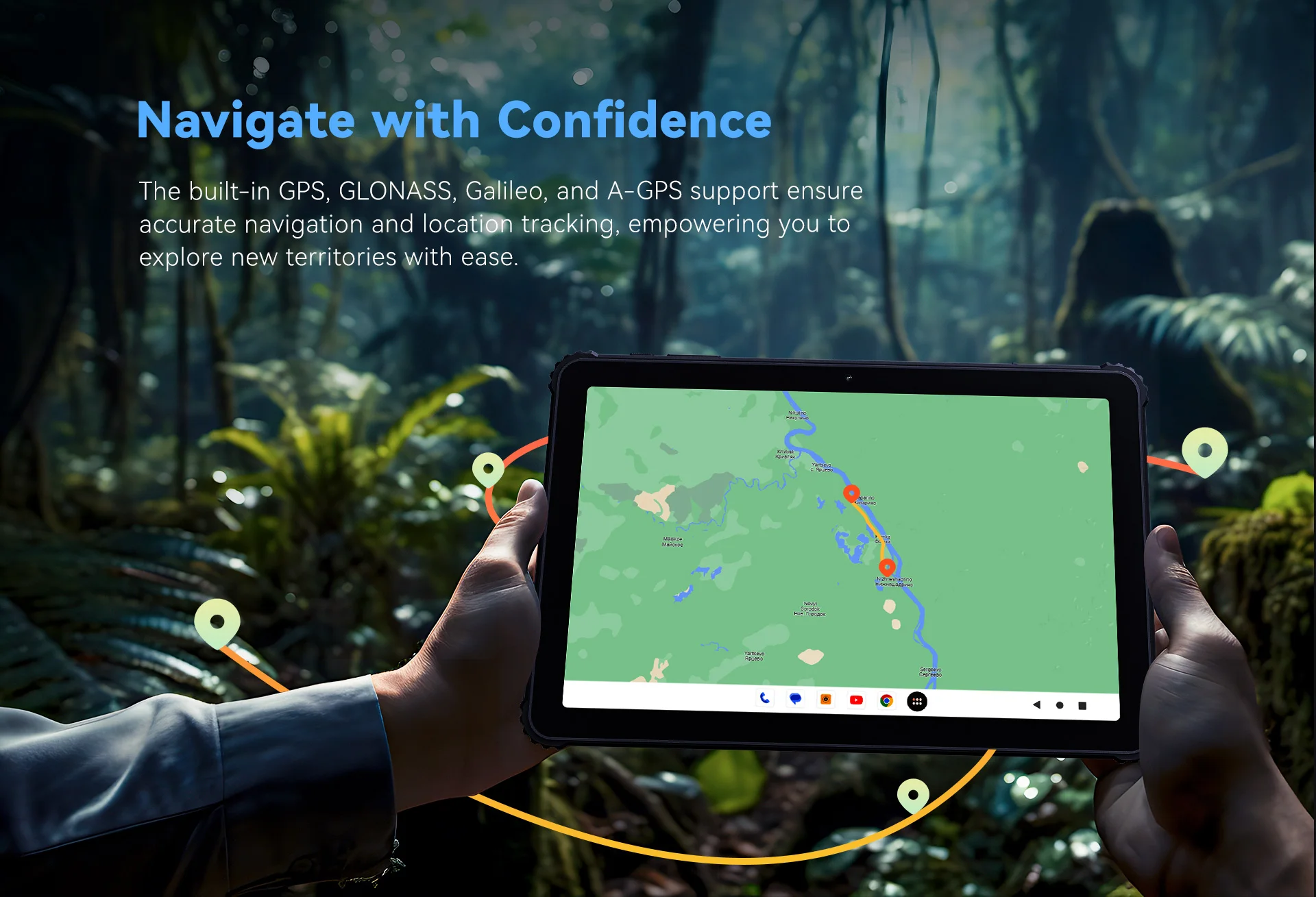 Wholesale Cubot TAB KINGKONG 8GB+ 256GB 10.1 Inch FHD+ Rugged Tablet with Octa-core Android 13 IP68 Waterproof 10600mAh