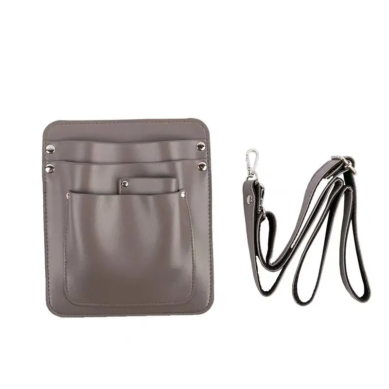 Waist bag floral artist diagonal cross leather toolkit tool set, flower path scissors corrector