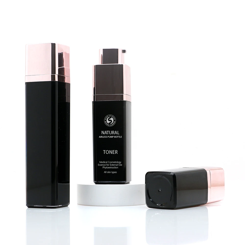 custom empty 30ml 50ml 100ml Frosted Cream cosmetic lotion Resistant Luxury plastic acrylic Airless Pump Bottle With Pump