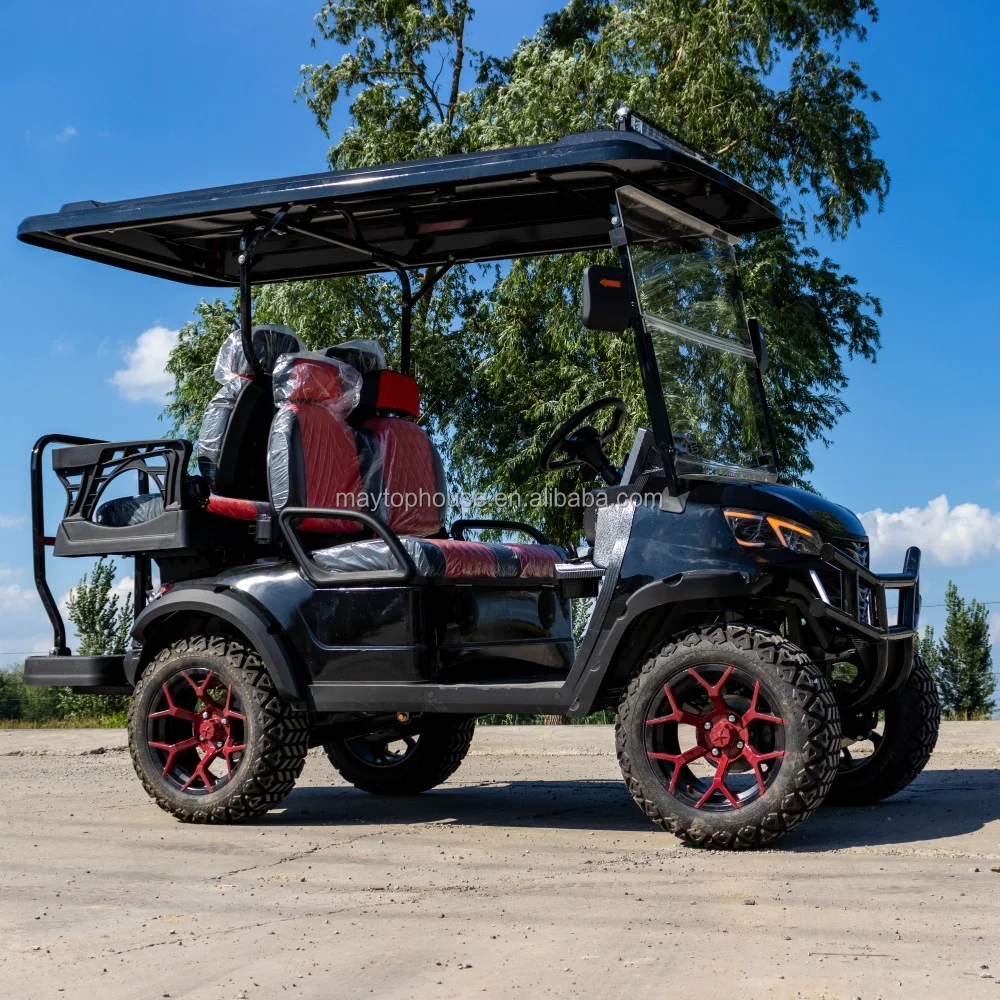 hot sale sighteening car Classic 2 4 6-Person Golf Cart electric adult car with battery for sale new energy car
