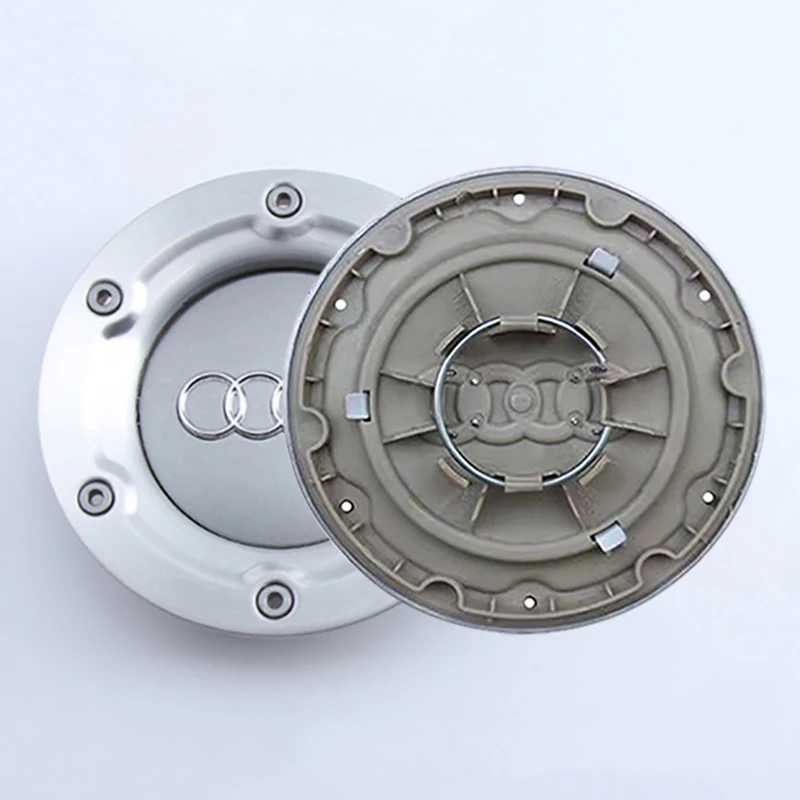 Automotive parts wheel hub cover A6C5A4B7TTA8 wheel center cover ABS rim tire center cap Audi logo wheel rim cover