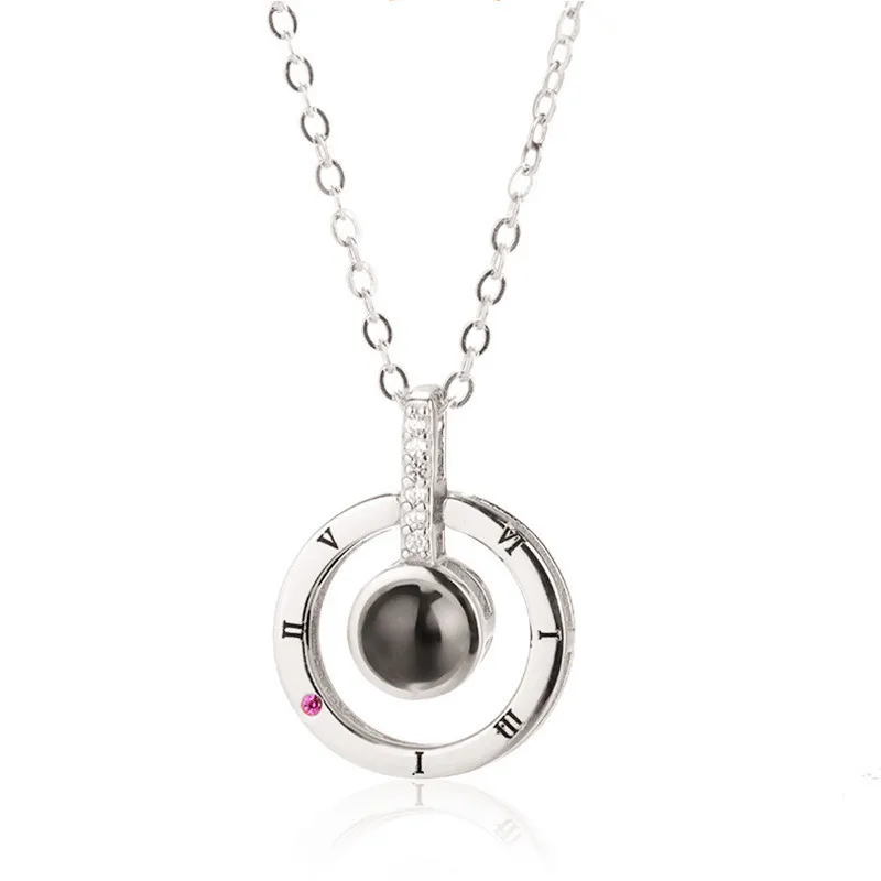 Wholesale I Love You Necklace Pendant Necklace Romantic Love Memory Wedding Necklace /
