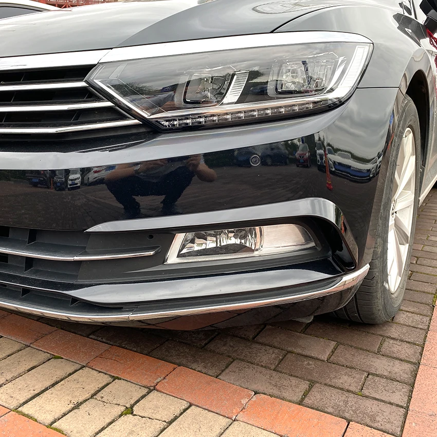 Комплекты кузова для Volkswagen Passat B8 наклейки на рамку переднего бампера флага противотуманной фары аксессуары отделки крышки Стайлинг автомобиля