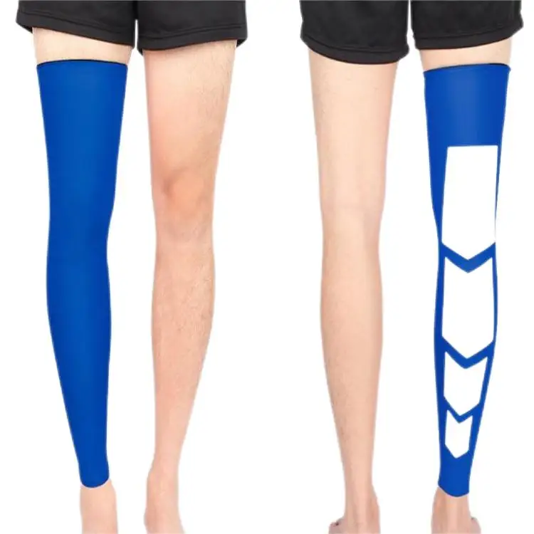 Wholesale Lengthen Sports Knee Protector Pads Non Slip Bandage Leg Support Leggings Long KneePads