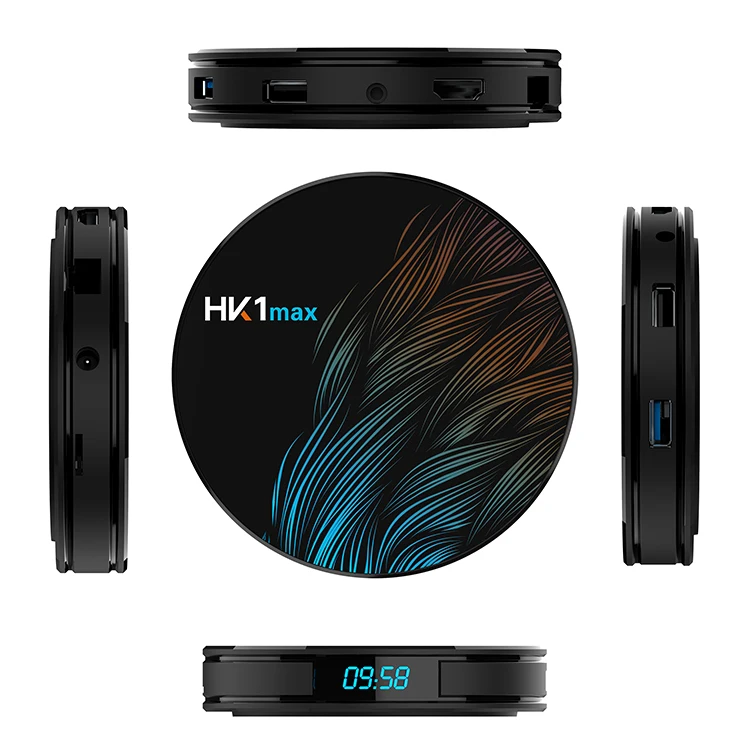 Excel Digital 2020 Newest HK1 Max RK3328 Android 9.0 Tv Box Dual Wifi 4GB 32GB HK1 Max 4k Android Tv Box