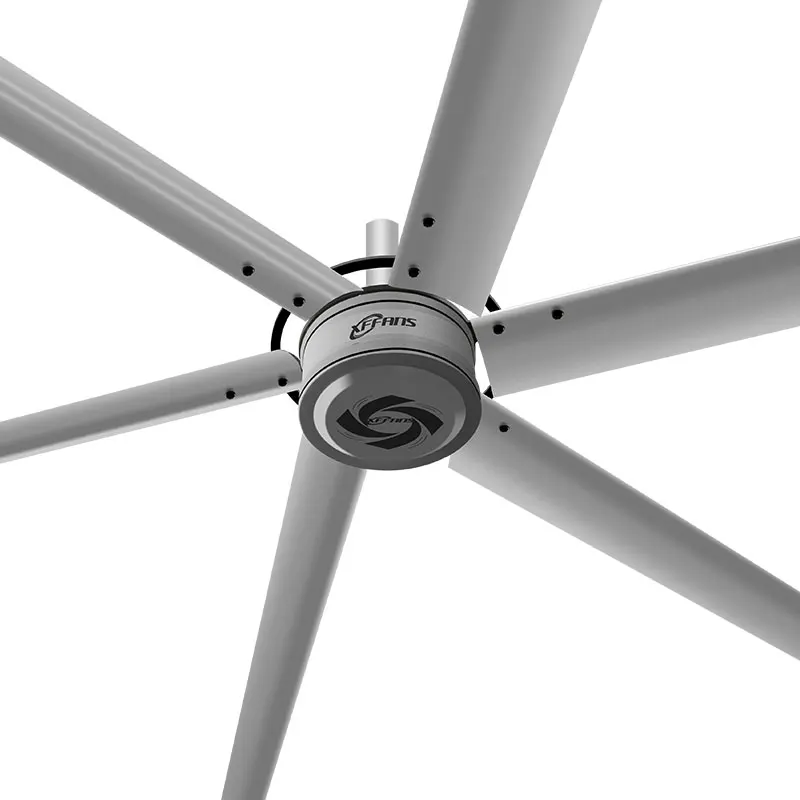 Magnalium Alloy Blades 220V Silent Brushless DC Big Ceiling Fans for Air Cooling