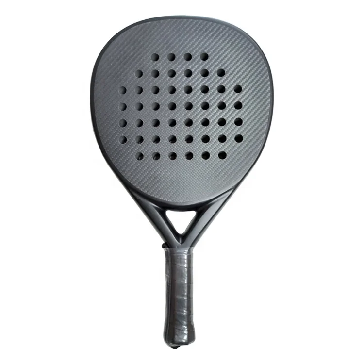 Latest arrival tear shaped carbon padel rackets mixing the power and control