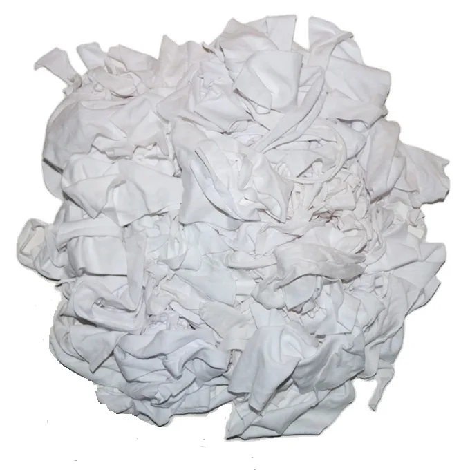 Лучшее качество, зажим для белой ткани, хлопковая одежда, Производитель Отходов Ткани из бангладеш