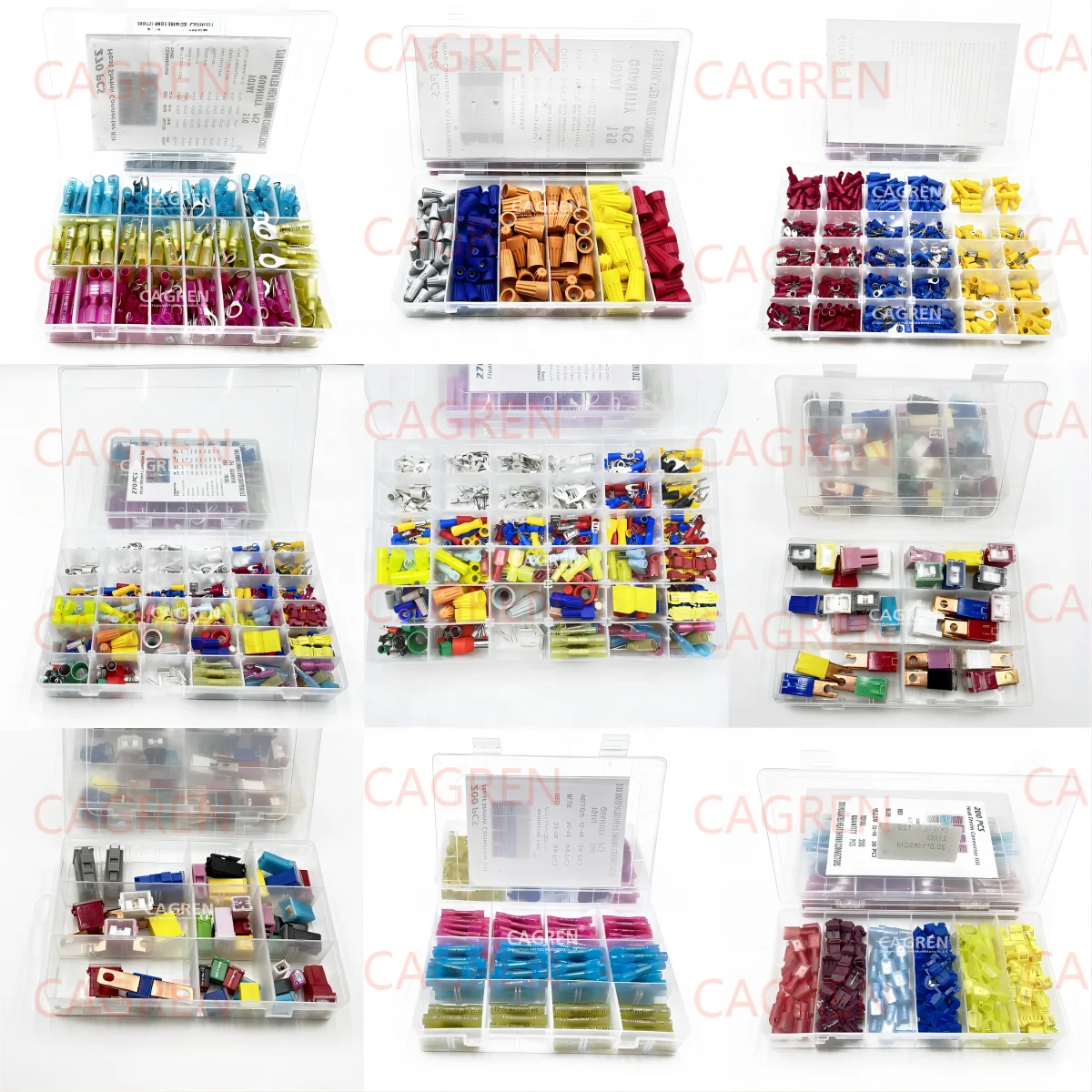 8 Way Auto Fuse Box Assembly with Terminals Dustproof  Mounting  BX2081 for car